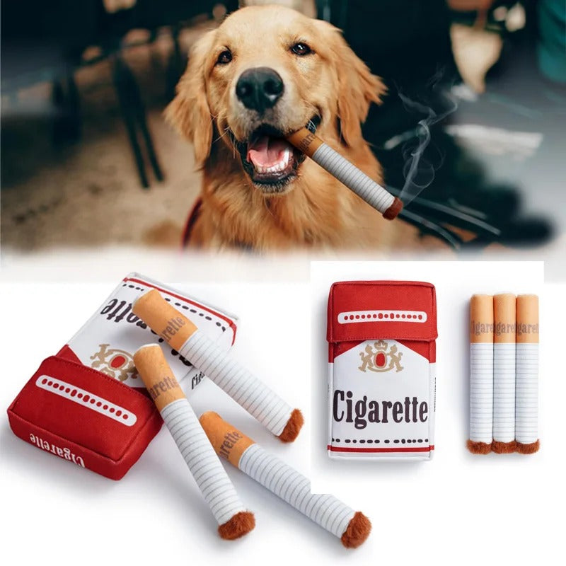 Interactive Cigarette Dog Toy