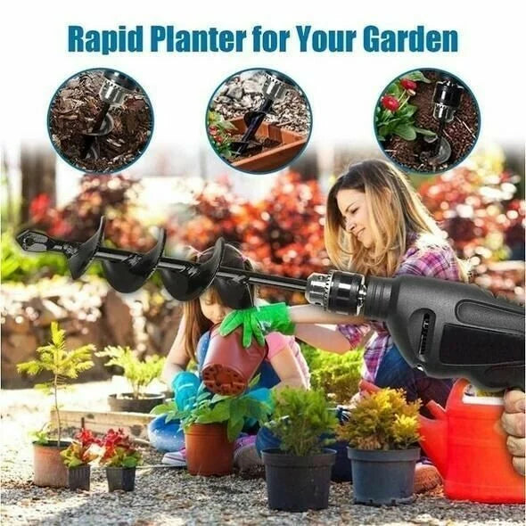 Easy Gardening Auger Spiral Drill Bit