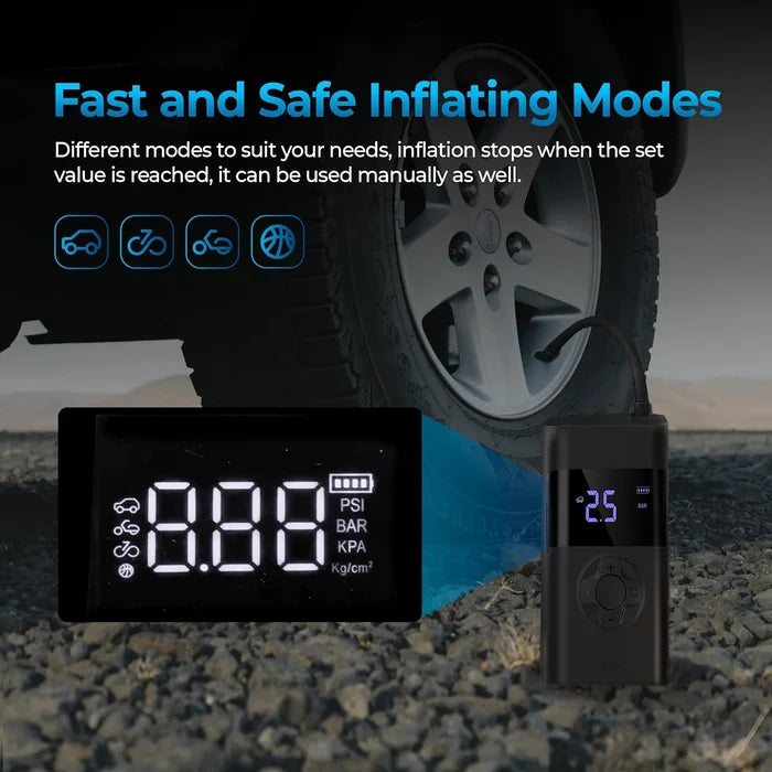 Multifunctional Portable Tire Airpump