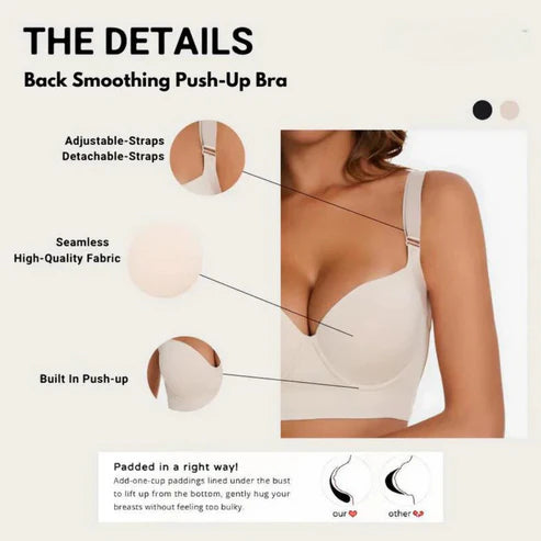 Back Smoothing Push-Up Bra